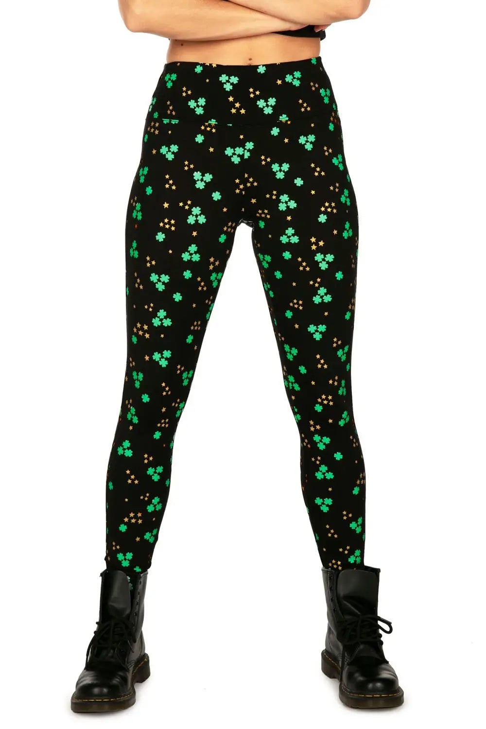 Shamrock Cluster High Waisted Leggings