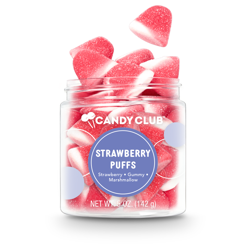 Candy Strawberry Puffs