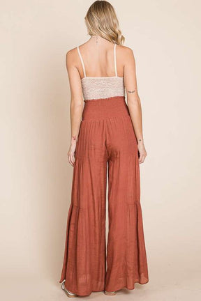 This Is It Smocked Pants - Rust