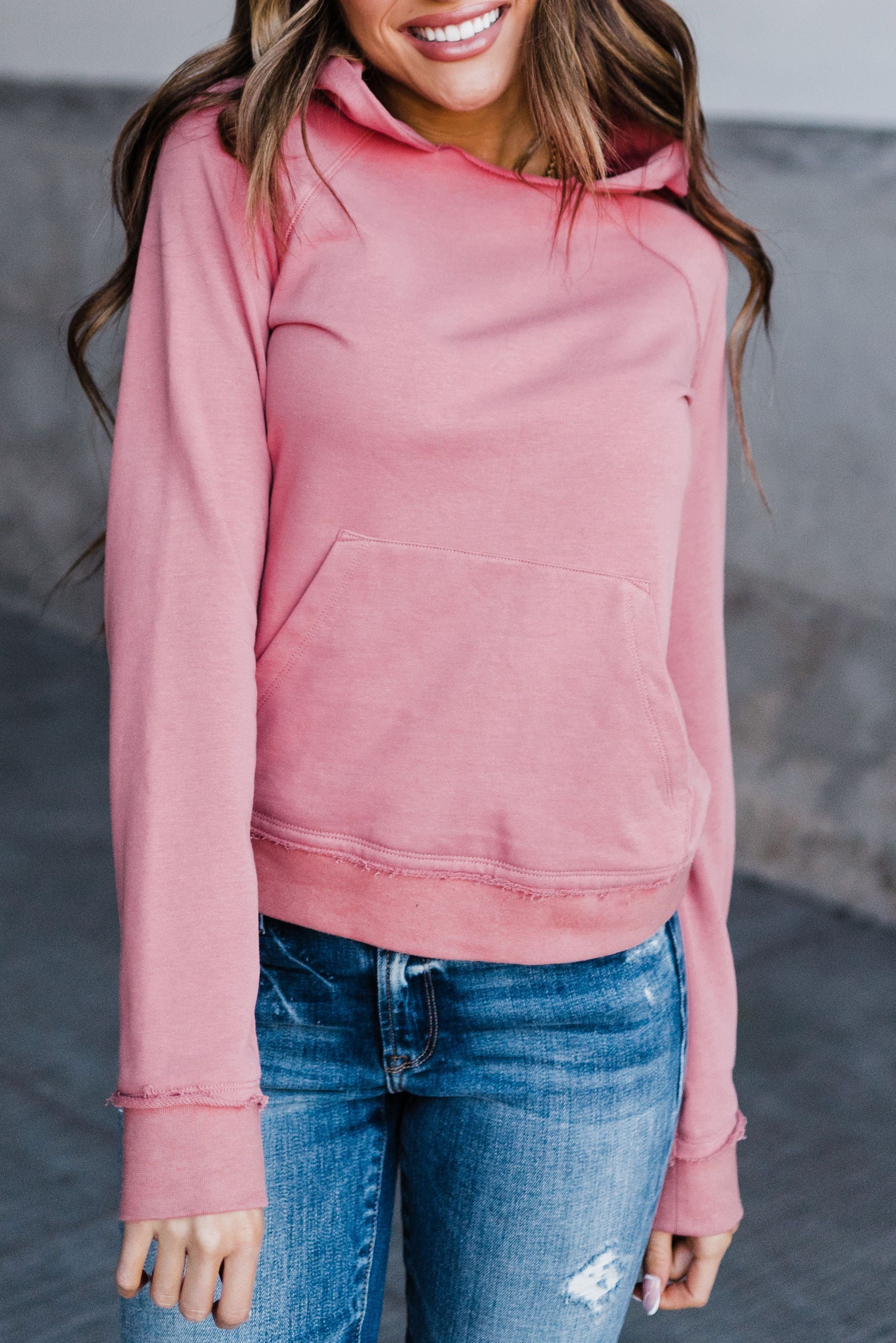 Ampersand Avenue Elevated Sweatshirt - Edge Pinking Of You