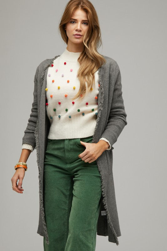 The Hard Truth Fringe Edge Cardigan