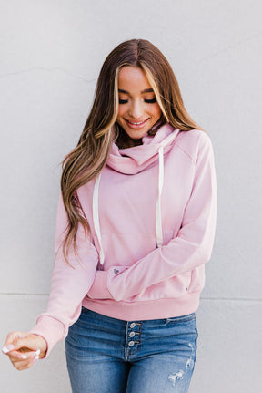 Ampersand Avenue Elevated Sweatshirt - Crossover Everything's Rosy
