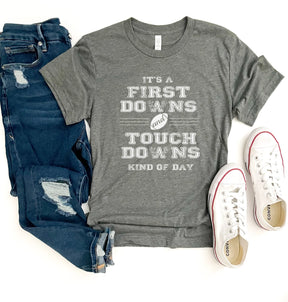 First Downs and Touchdowns Graphic Tee
