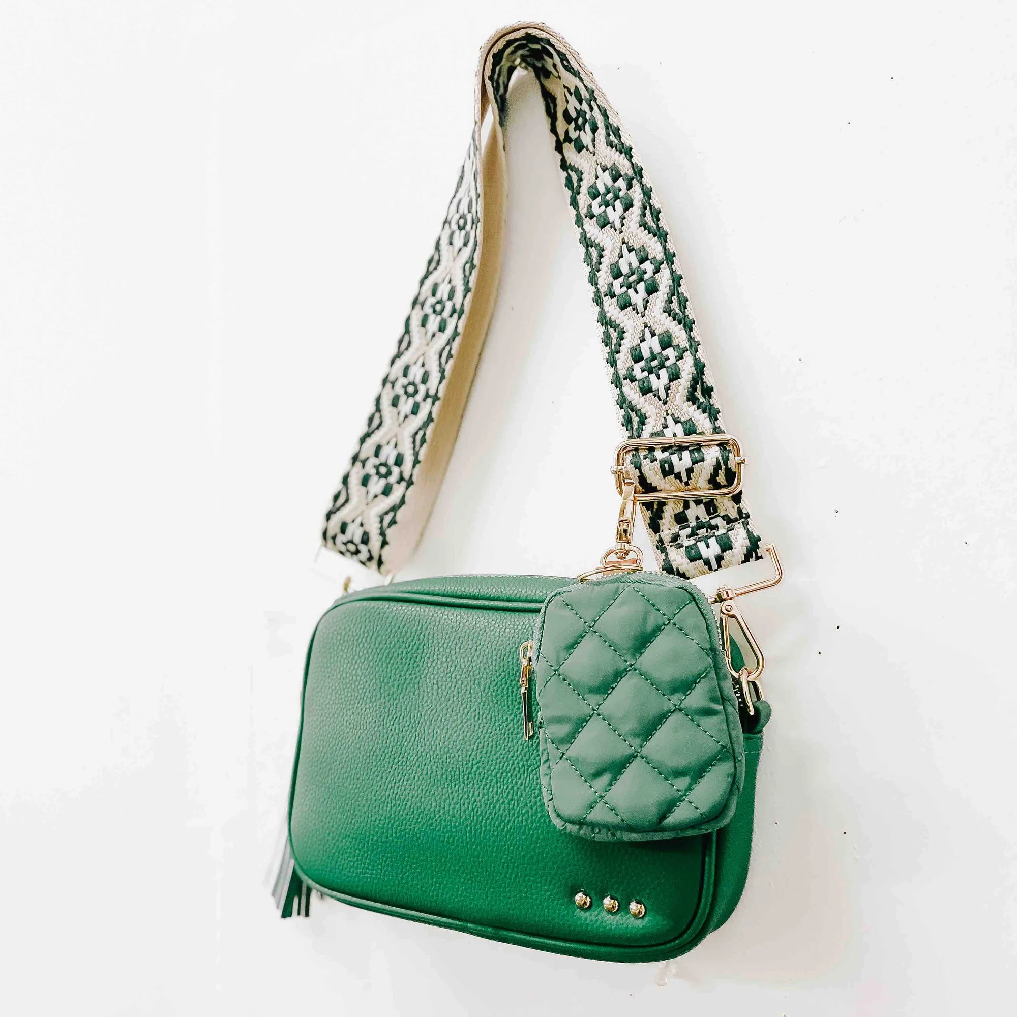 Gigi Clip On Pouch - Emerald