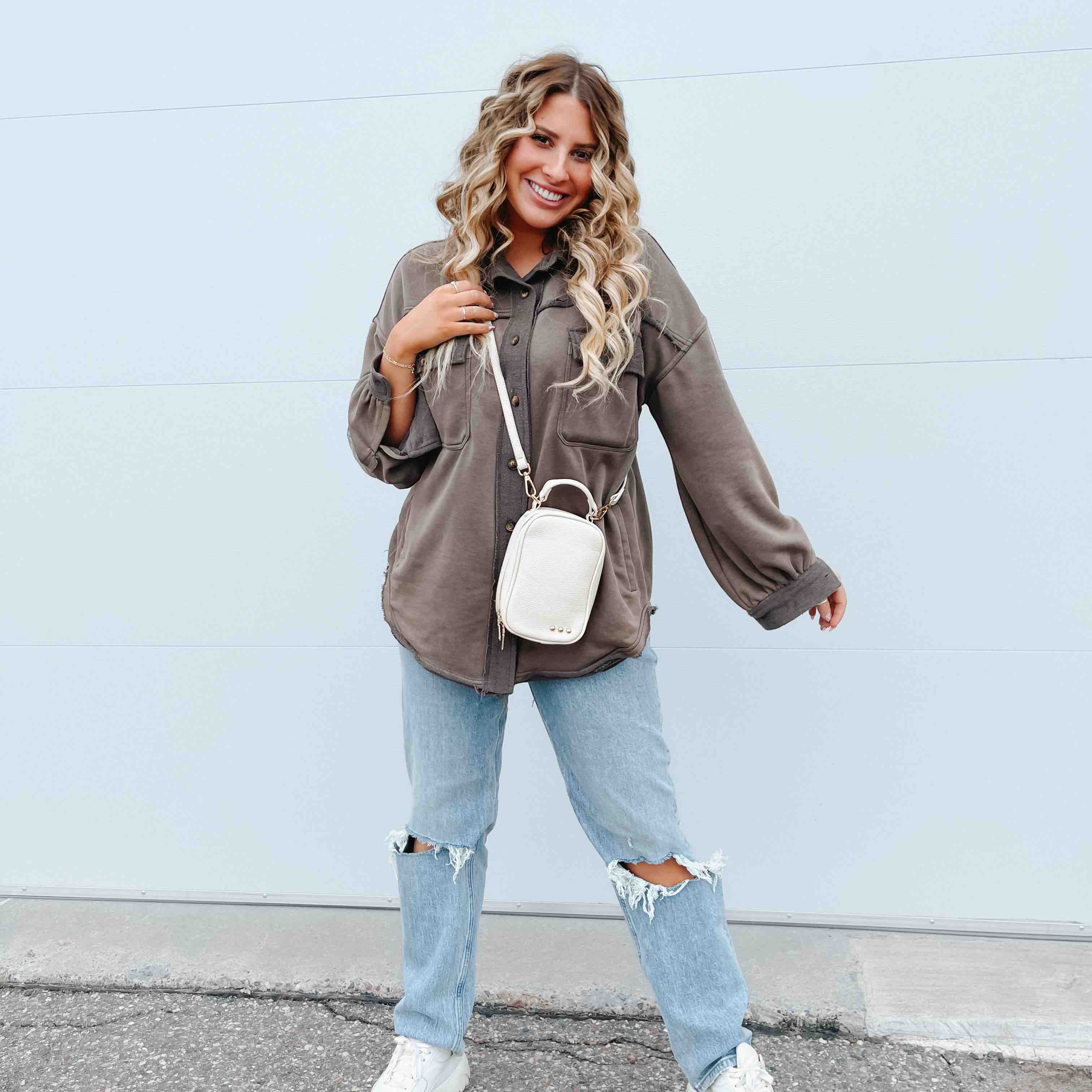 Harlow Crossbody Bag - Cream