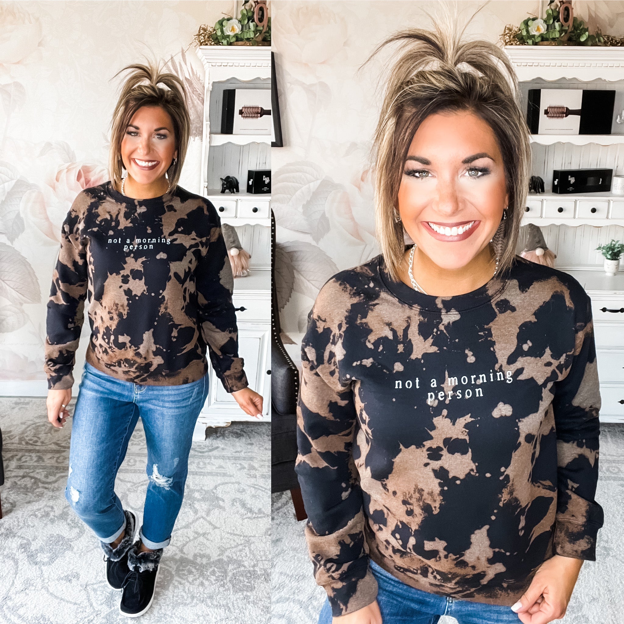 Not A Morning Person Pullover Sweatshirt