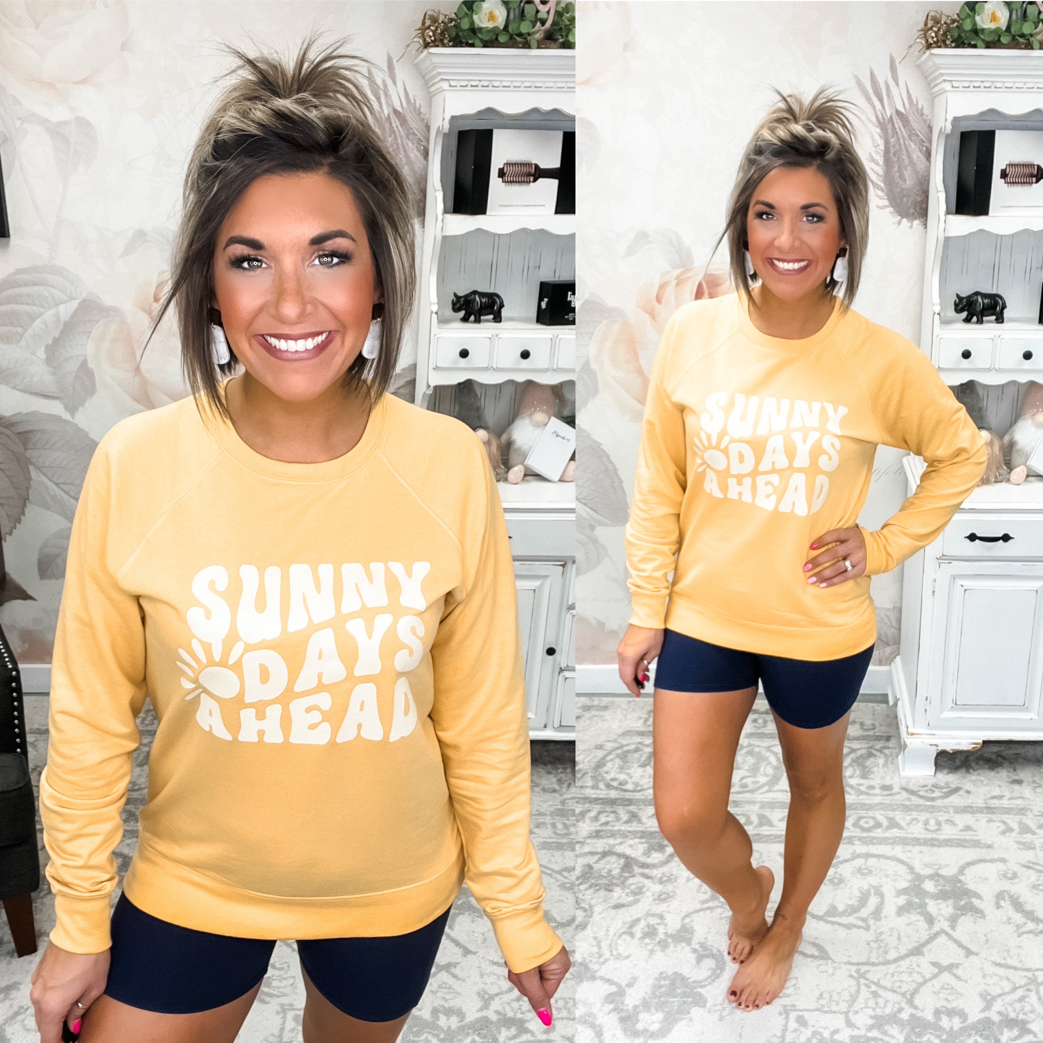 Sunny Days Ahead Raglan Pullover