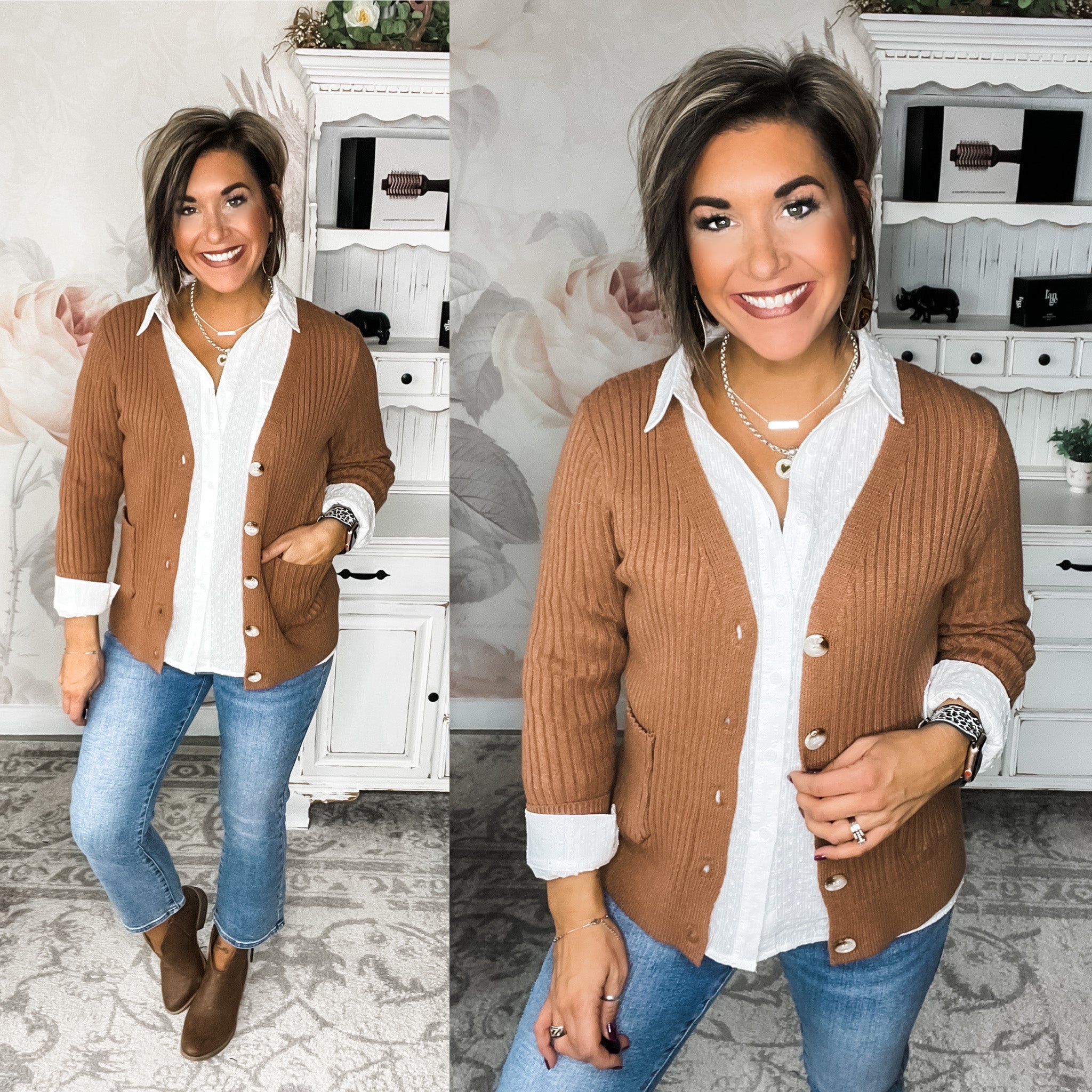 We Know The Feeling Button Down - White