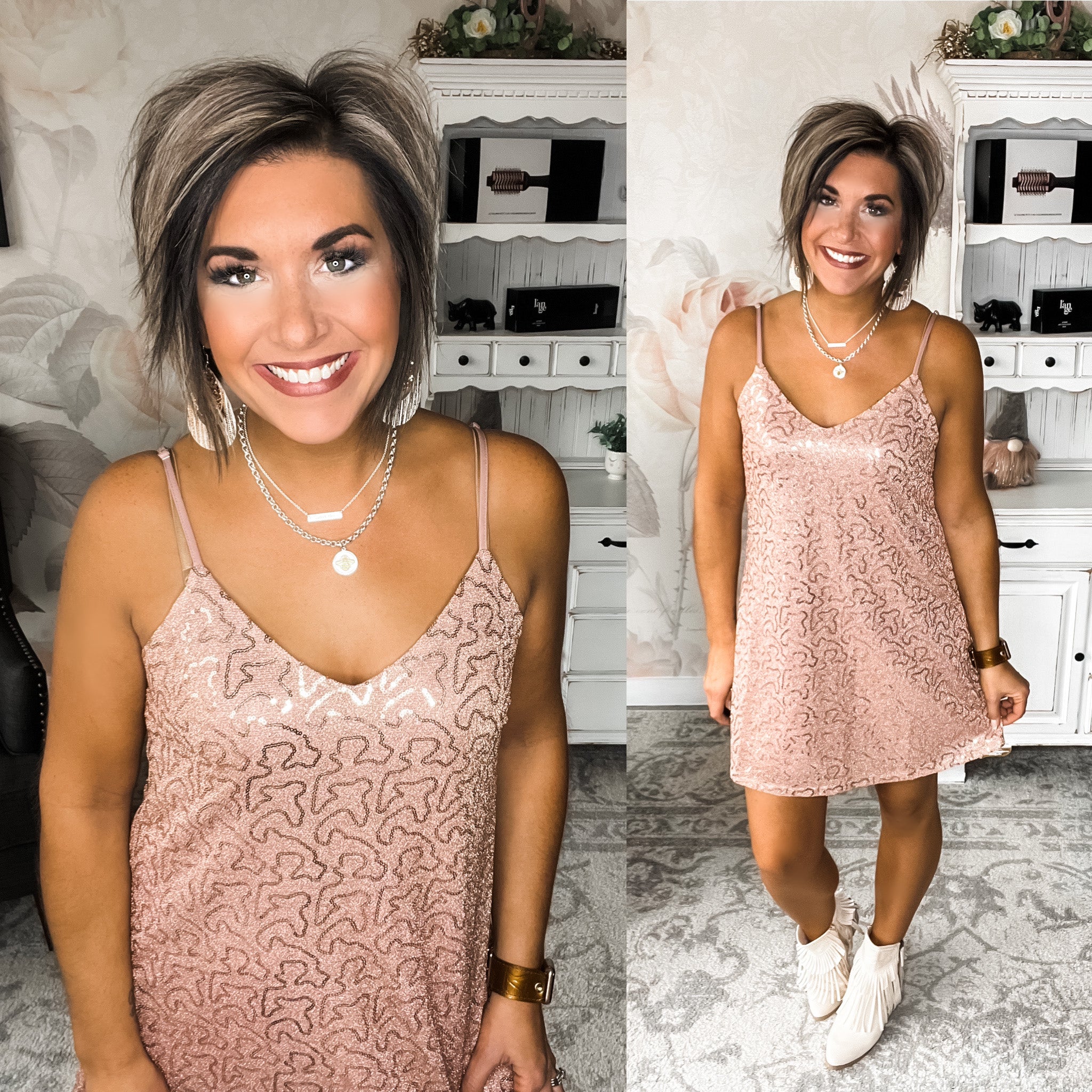 Felt the Love Sequin Dress