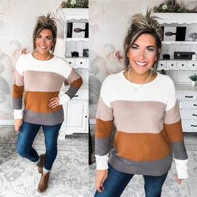 Ampersand Avenue Sweater - The Paige - Camel