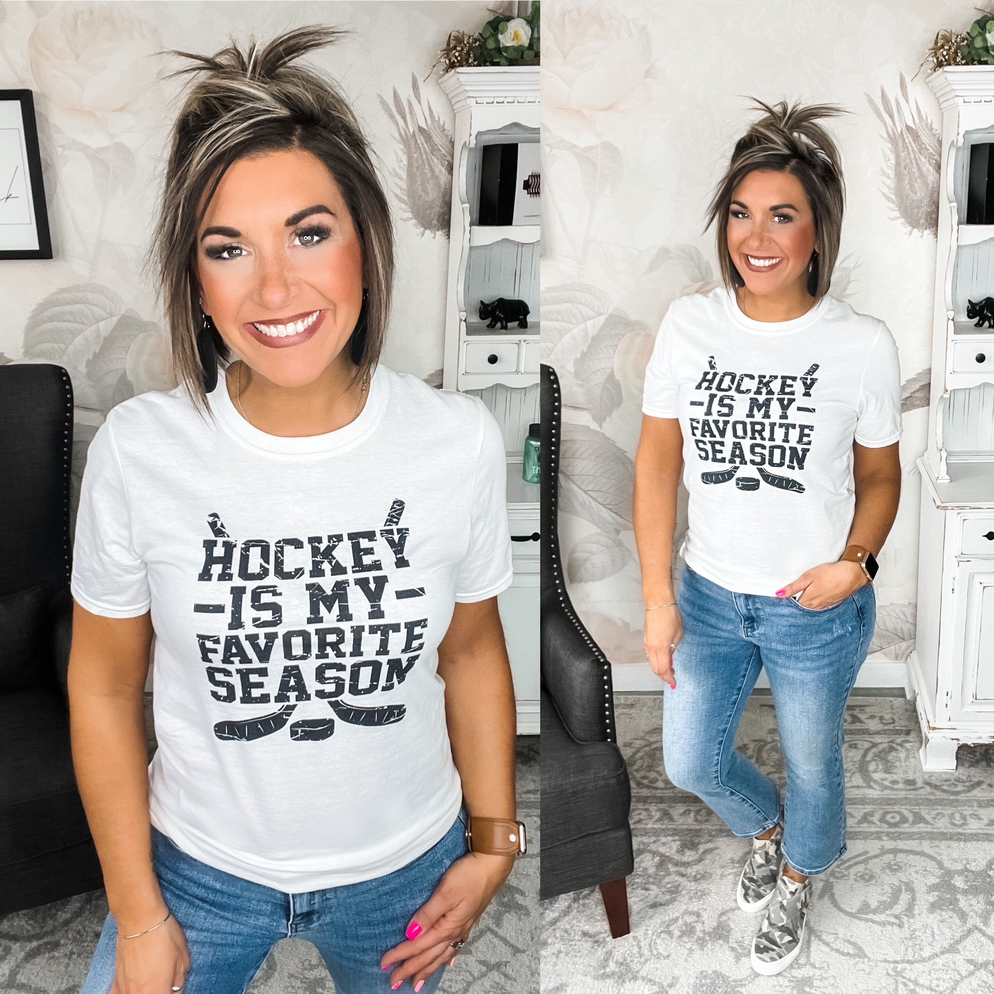 Hockey is My Favorite Season Graphic Tee