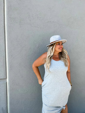 Sound of Sunshine Dress - Grey