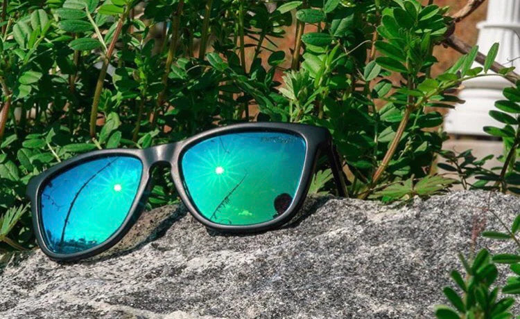 FarOut Sunglasses - Black Premium Green Lens