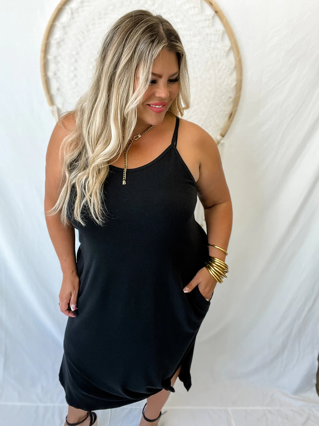 Sound of Sunshine Dress - Black