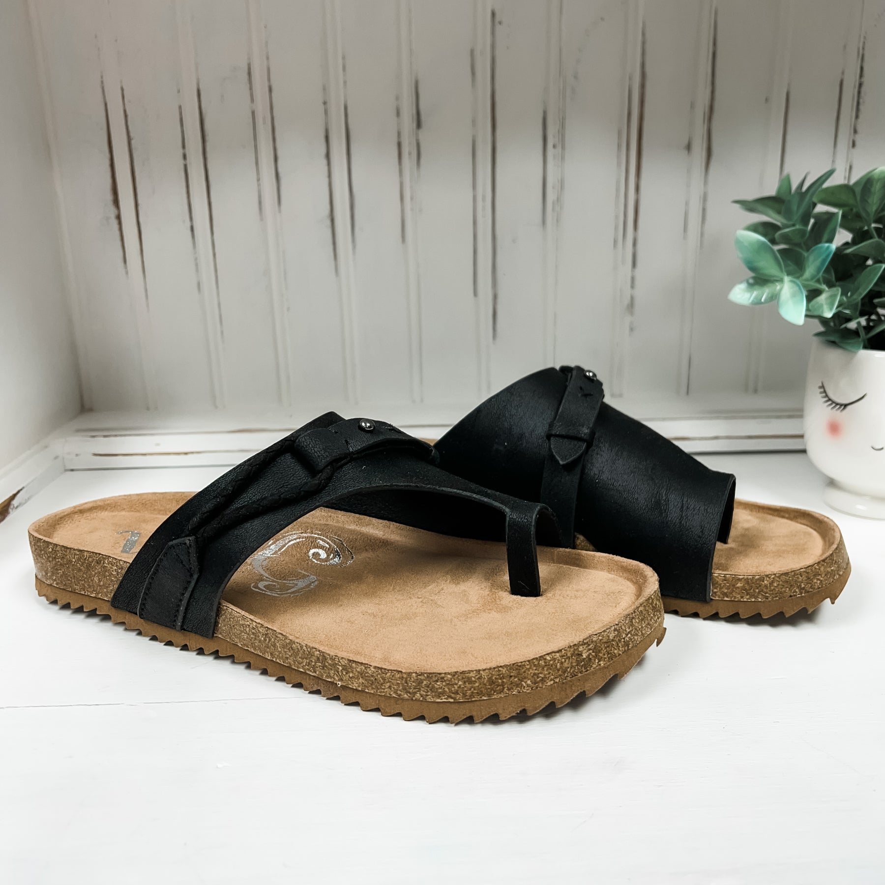By the Sea Sandals - Black