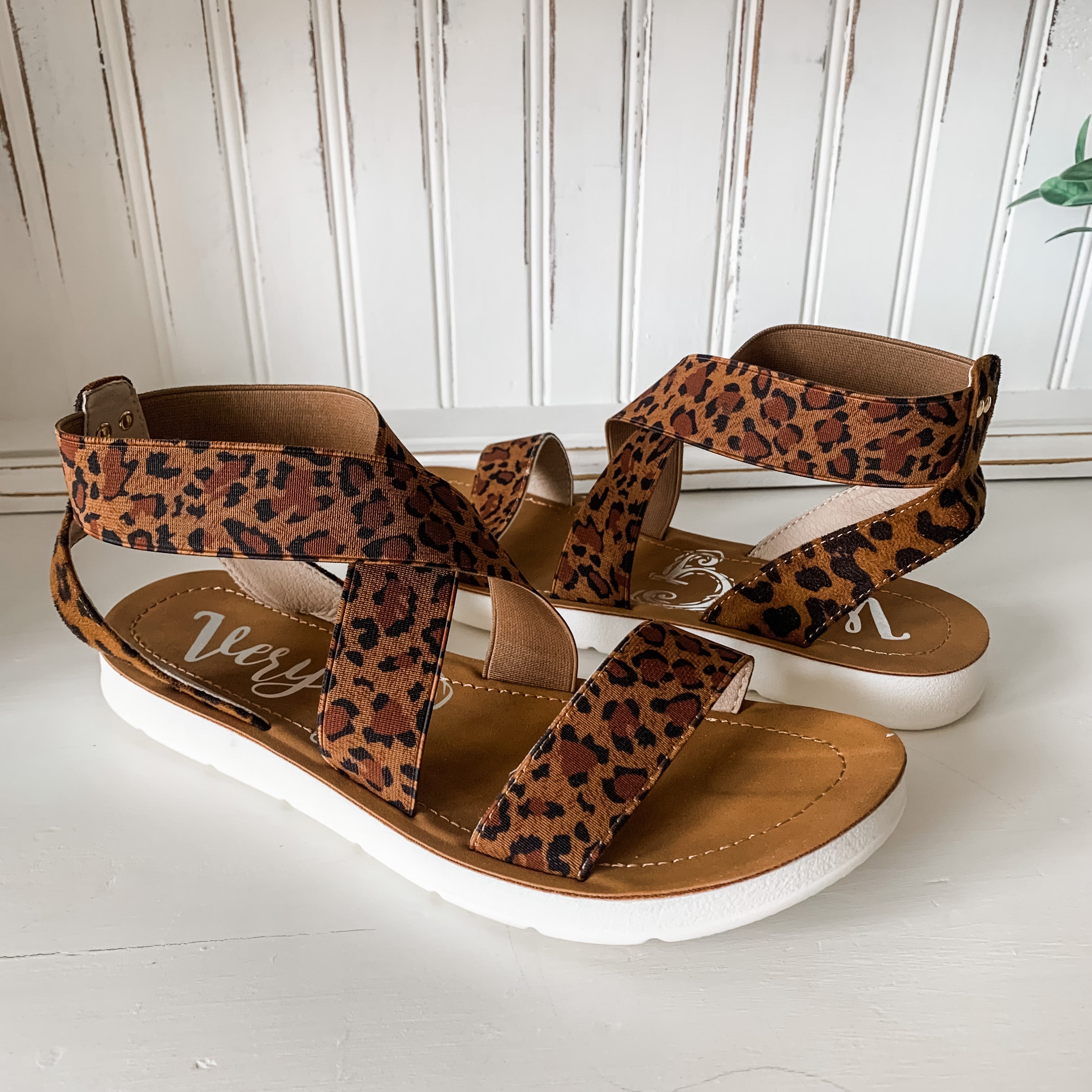 Misty Sandal - Leopard