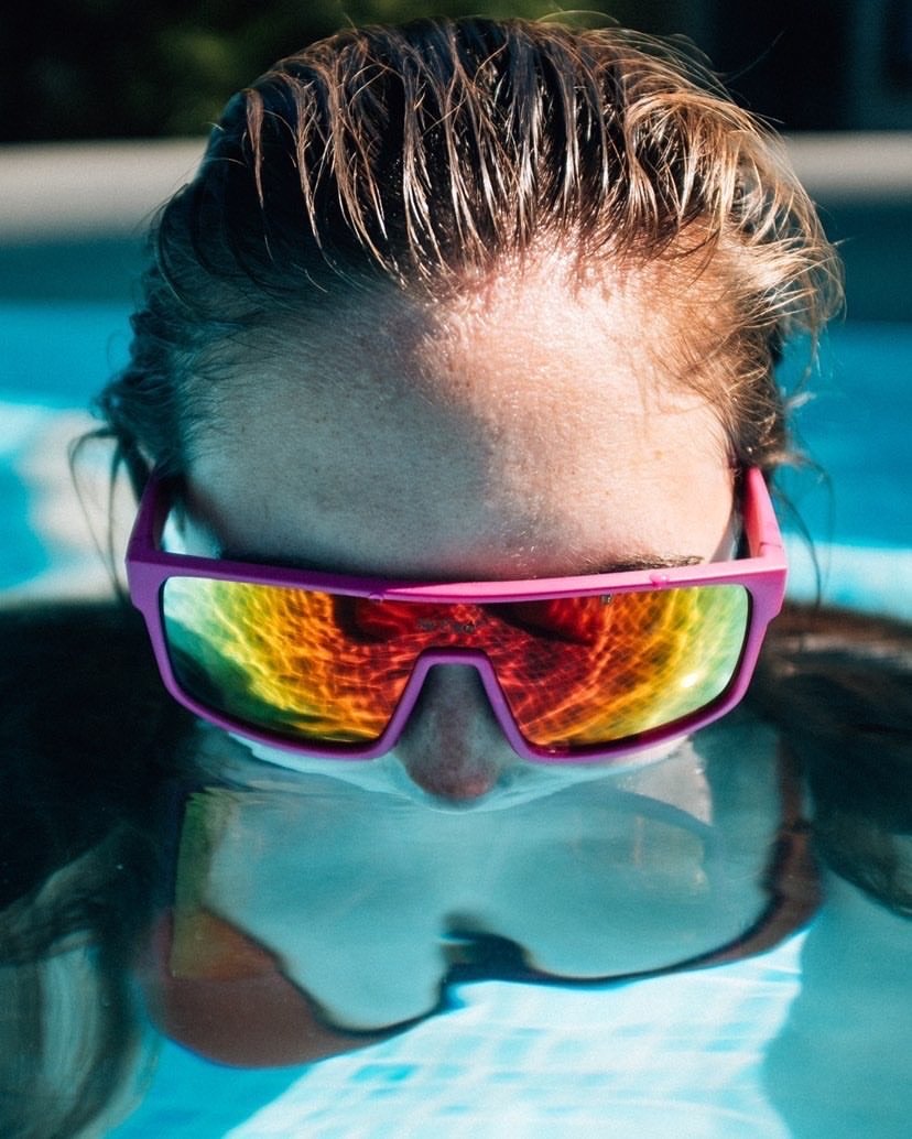 FarOut Sunglasses - Hot Pink Polarized Retros Pink Lens