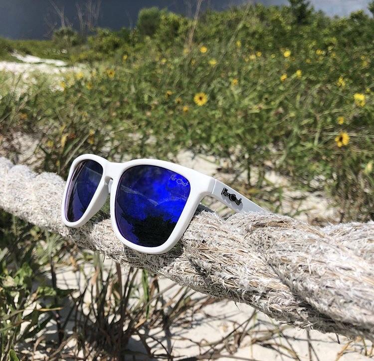 FarOut Sunglasses - White Premiums Blue Lens