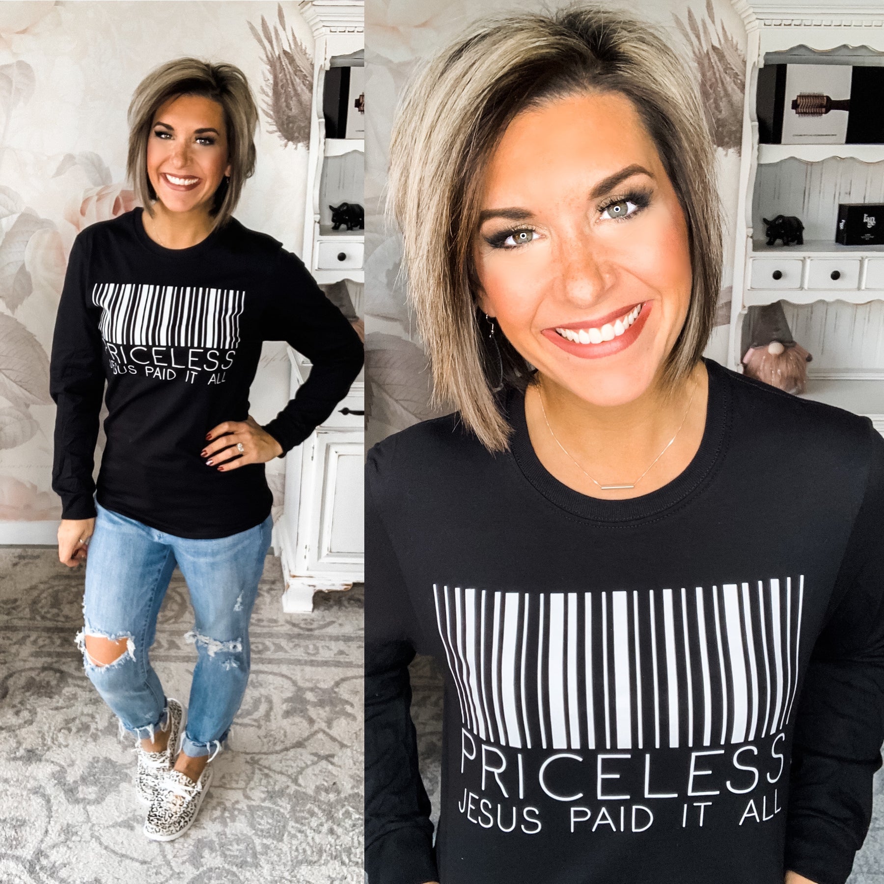 Priceless Long Sleeve Graphic Tee