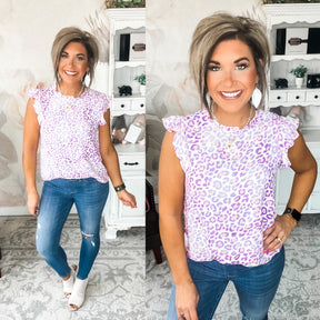 Eyes On Me Blouse - Lavender