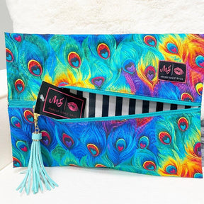 Makeup Junkie Bag Feathers on Fire