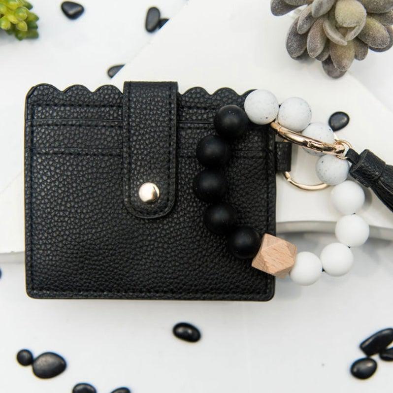 Susie Tassel Cardholder - Black