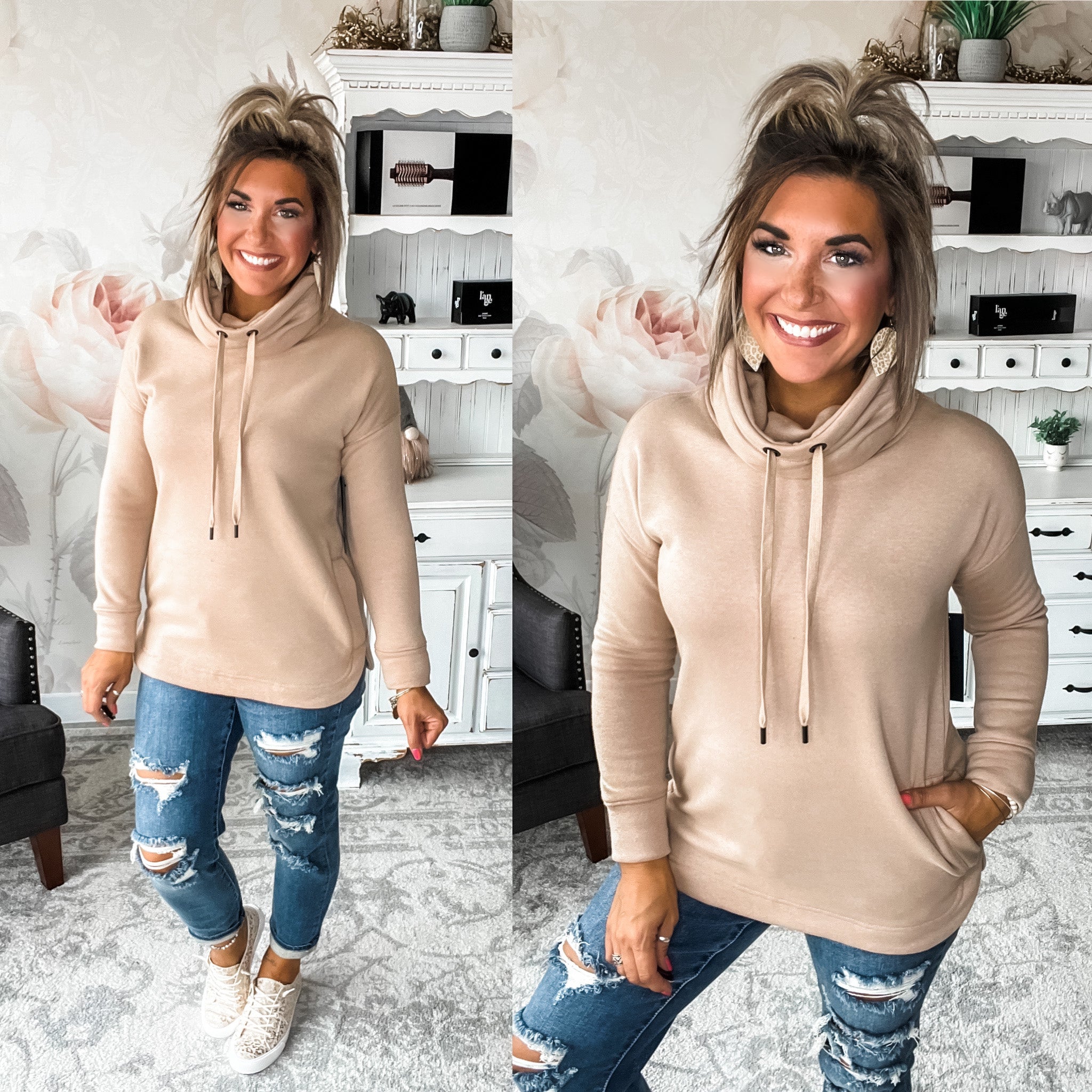 Run With You High Neck Pullover