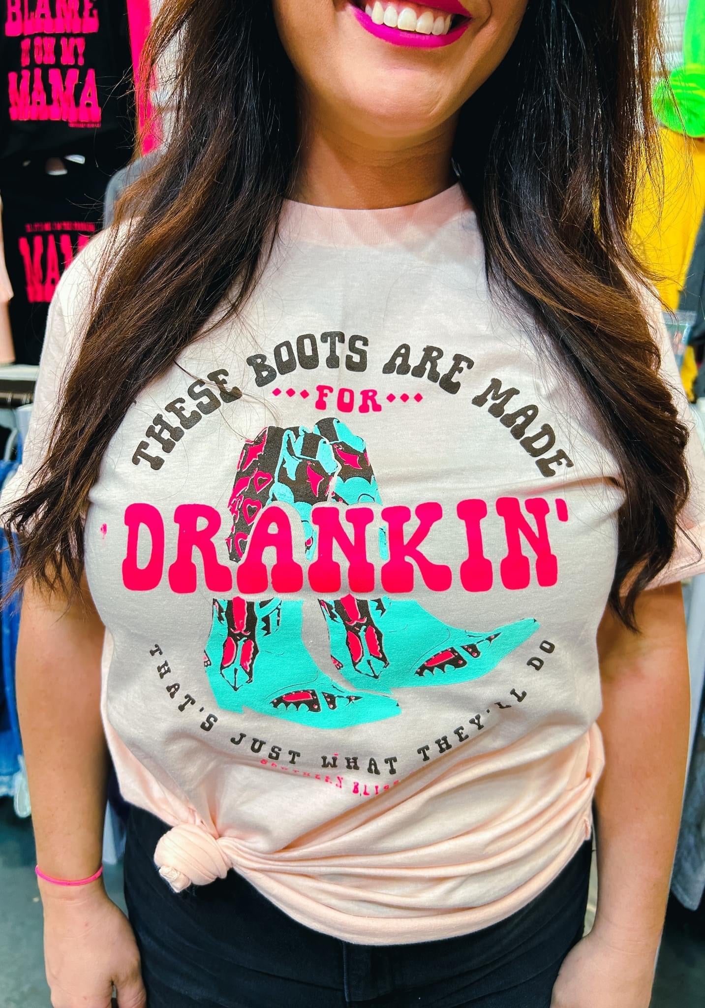Boots Made For Drankin’ Graphic Tee