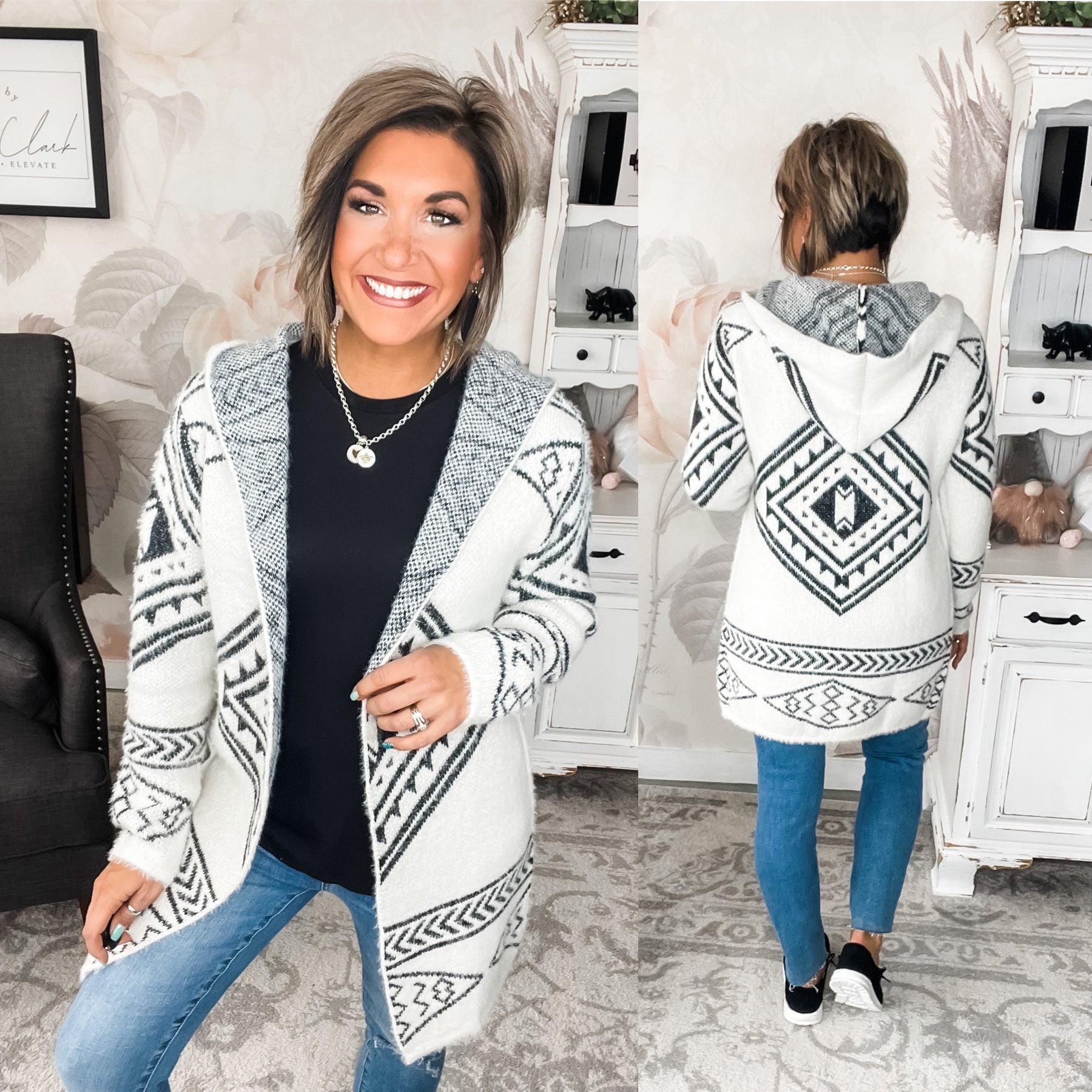 Give Me Your Love Aztec Cardigan