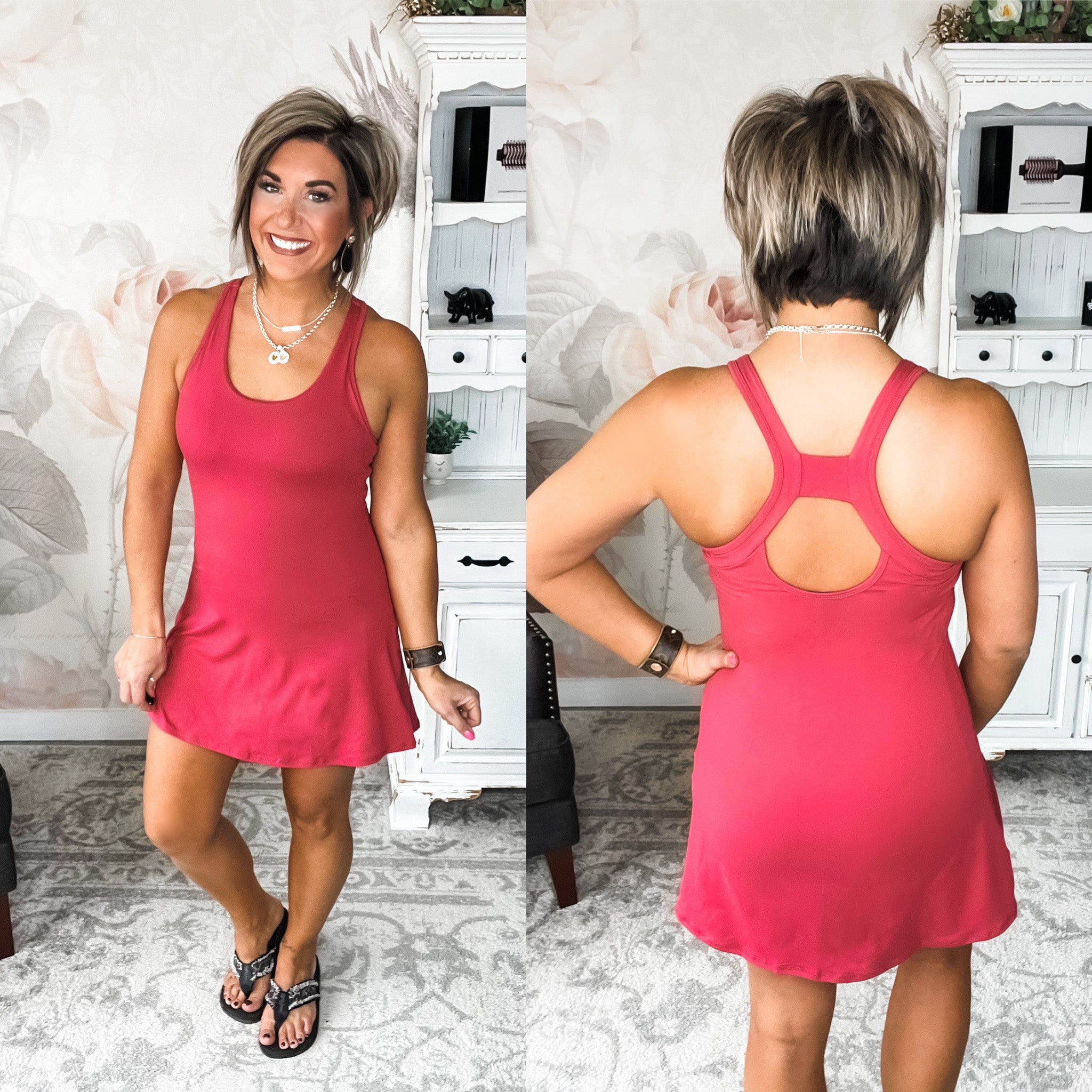 Dream Big Active Romper - Coral