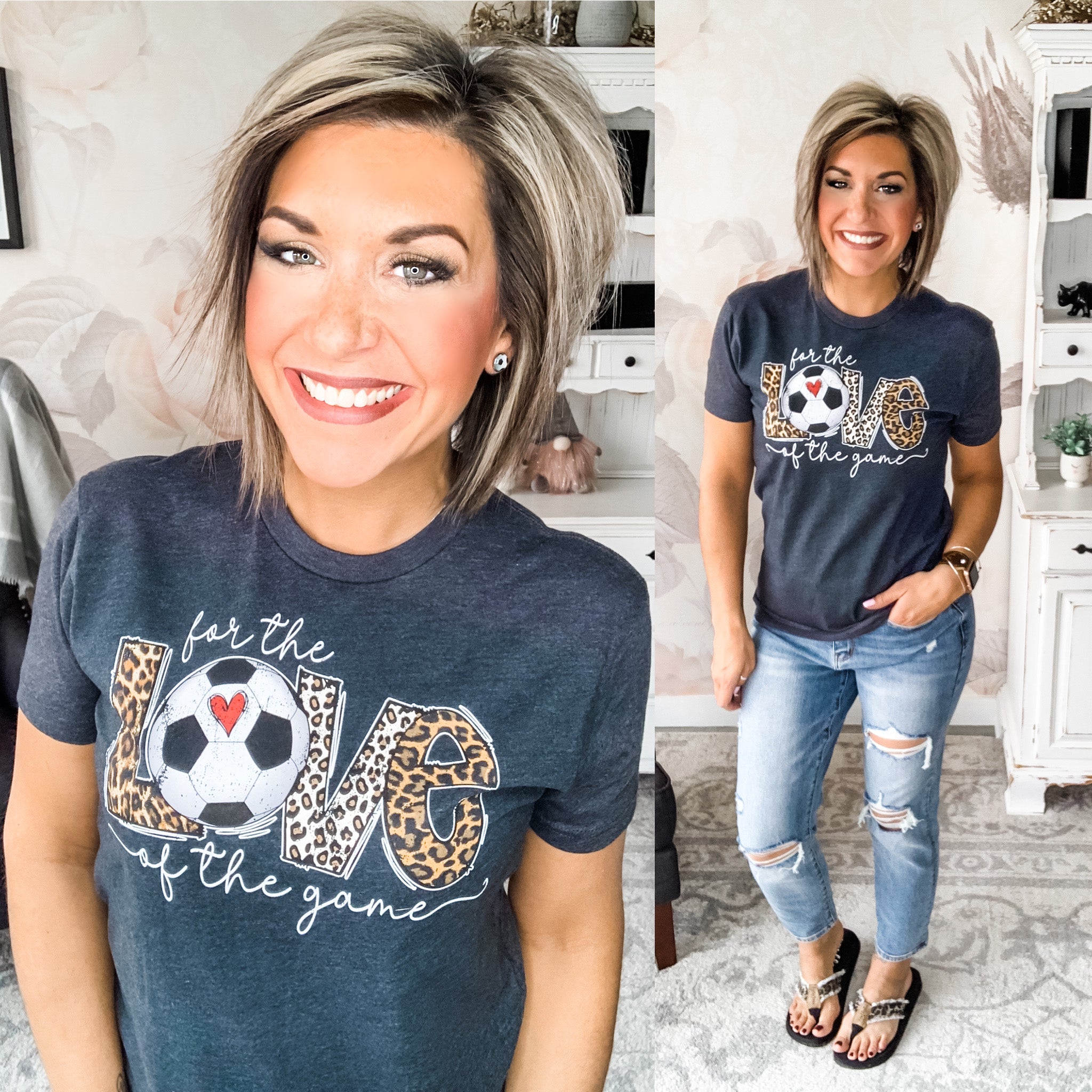 For The Love Of The Game Graphic Tee - Soccer