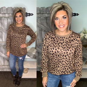 Forever Yours Leopard Pullover