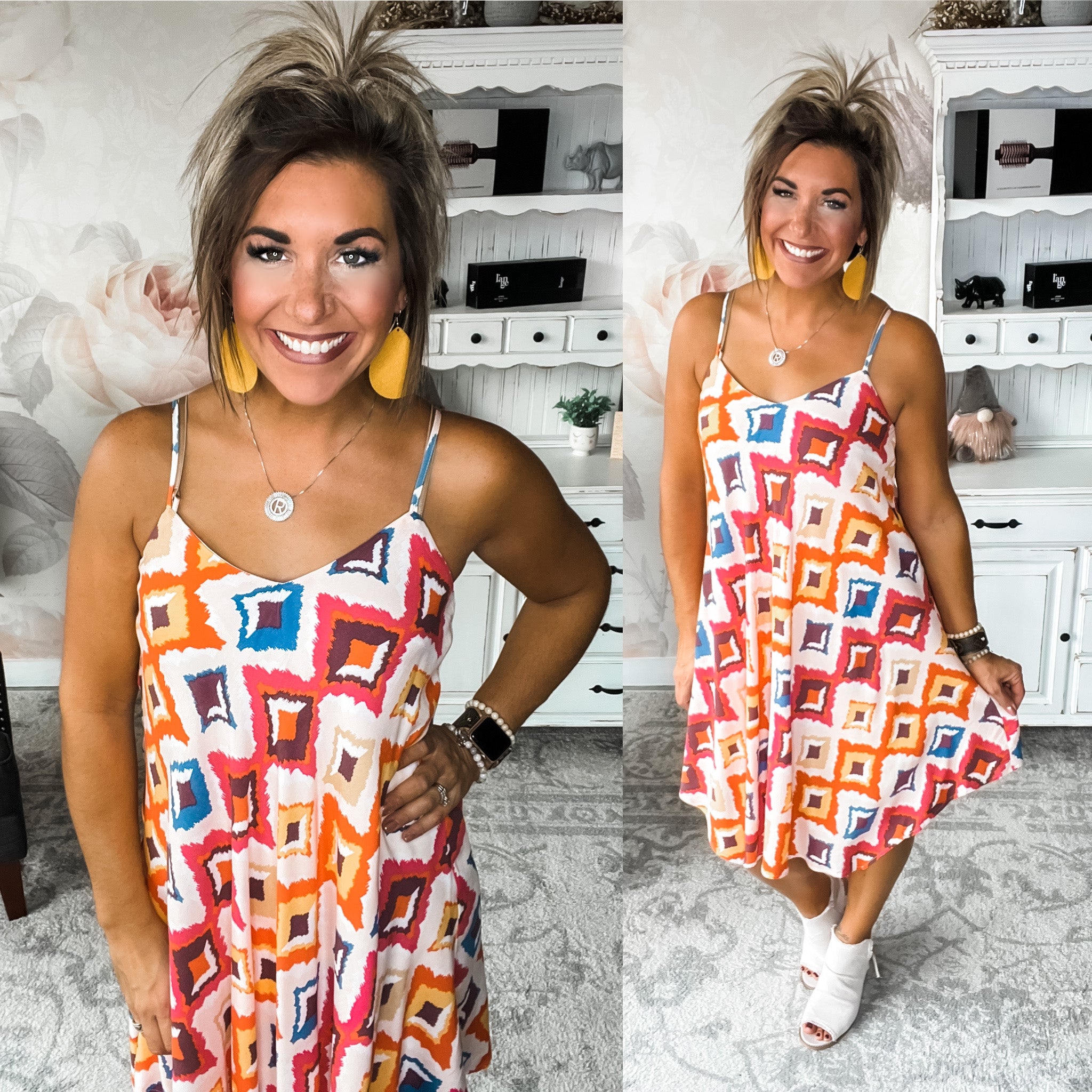 A Lovely Day Dress - Rust