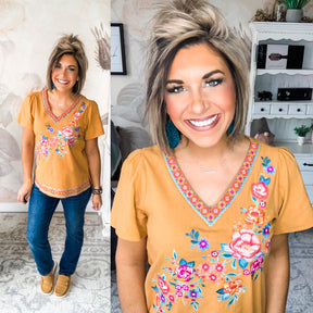 Couldn't Be Better Embroidered Blouse