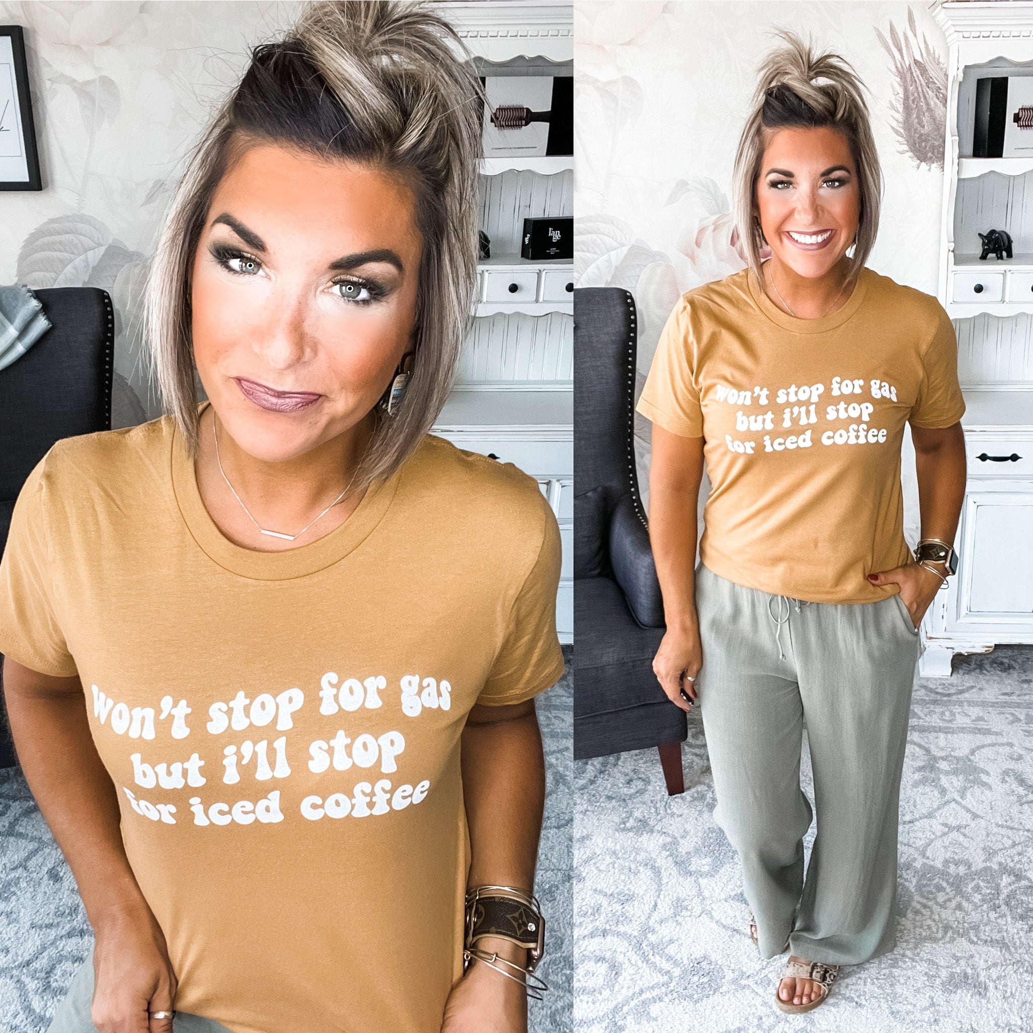 Won't Stop For Gas Graphic Tee