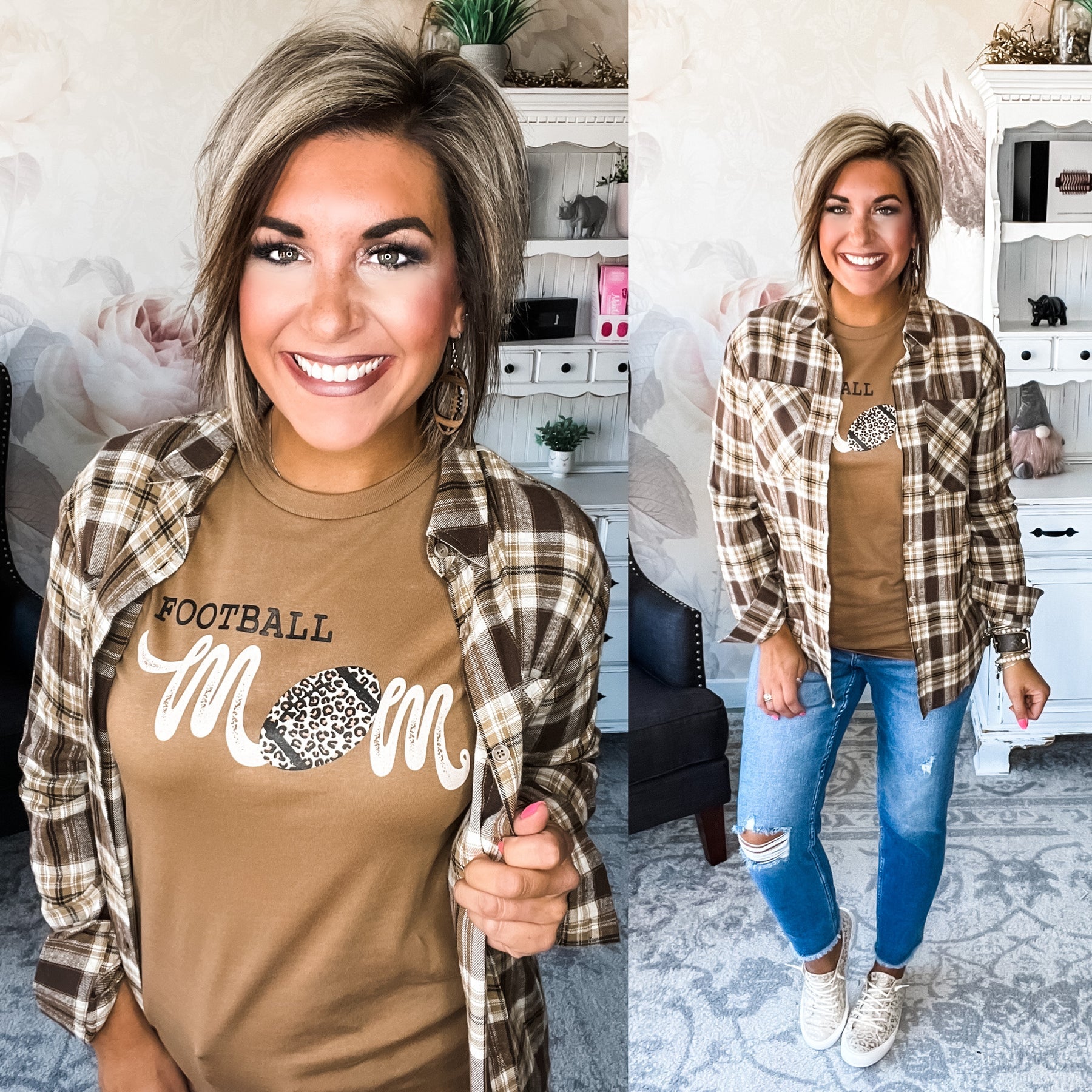 Football Mom Graphic Tee