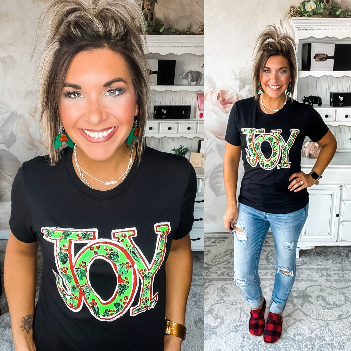 Joy with Holly Graphic Tee