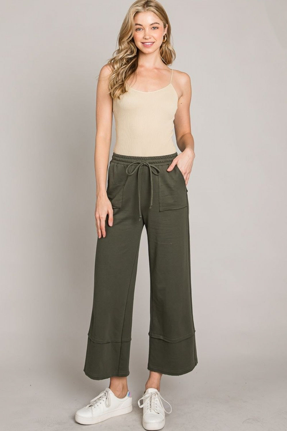 Feeling Good Wide Leg Crop Pant