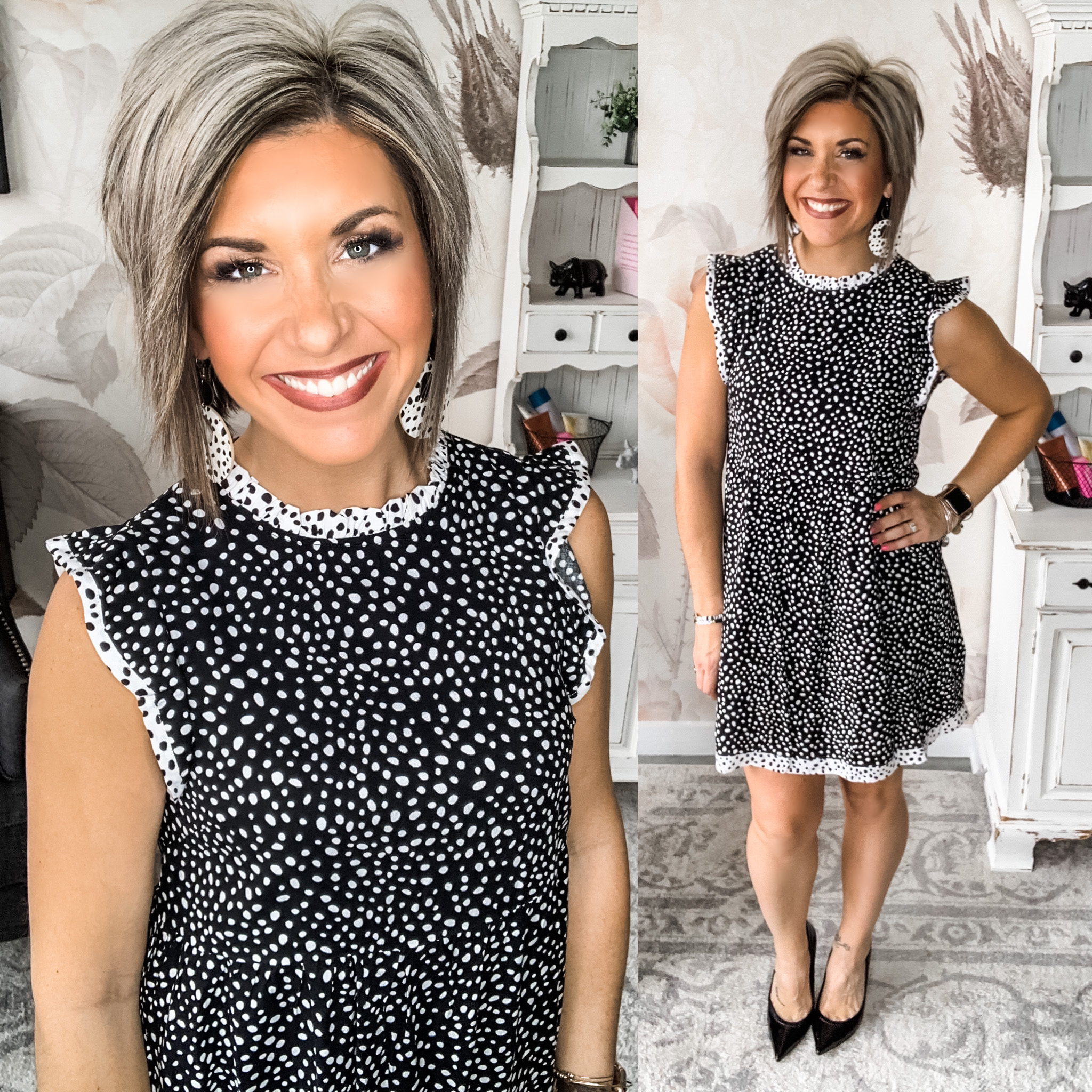 Dance With Me Polka Dot Dress