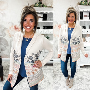 Fondest Memories Embroidered Cardigan
