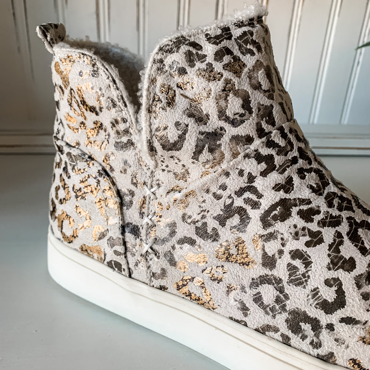 Rica Sneaker - White Leopard
