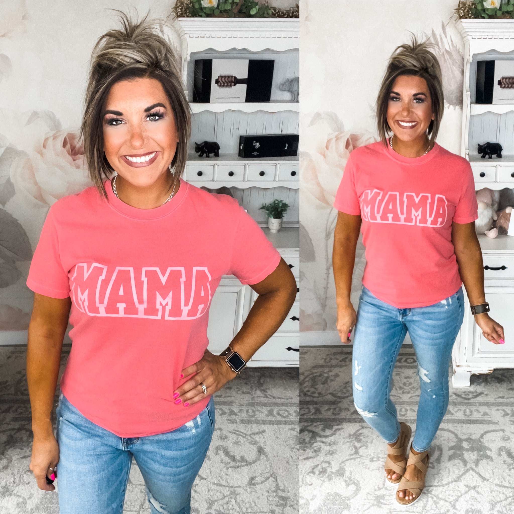 Mama Graphic Tee - Watermelon