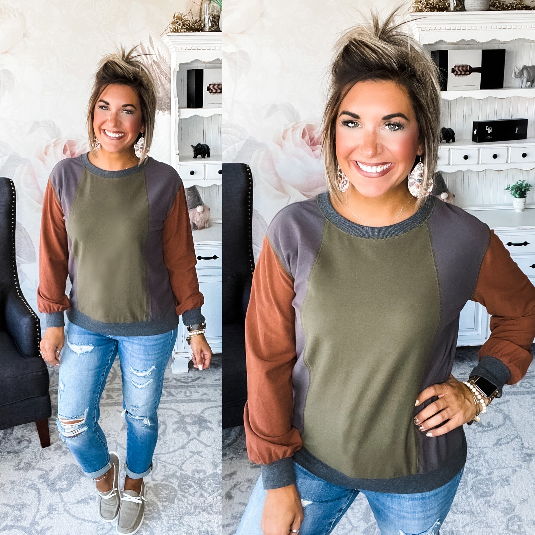 Sing Me To Sleep Colorblock Pullover