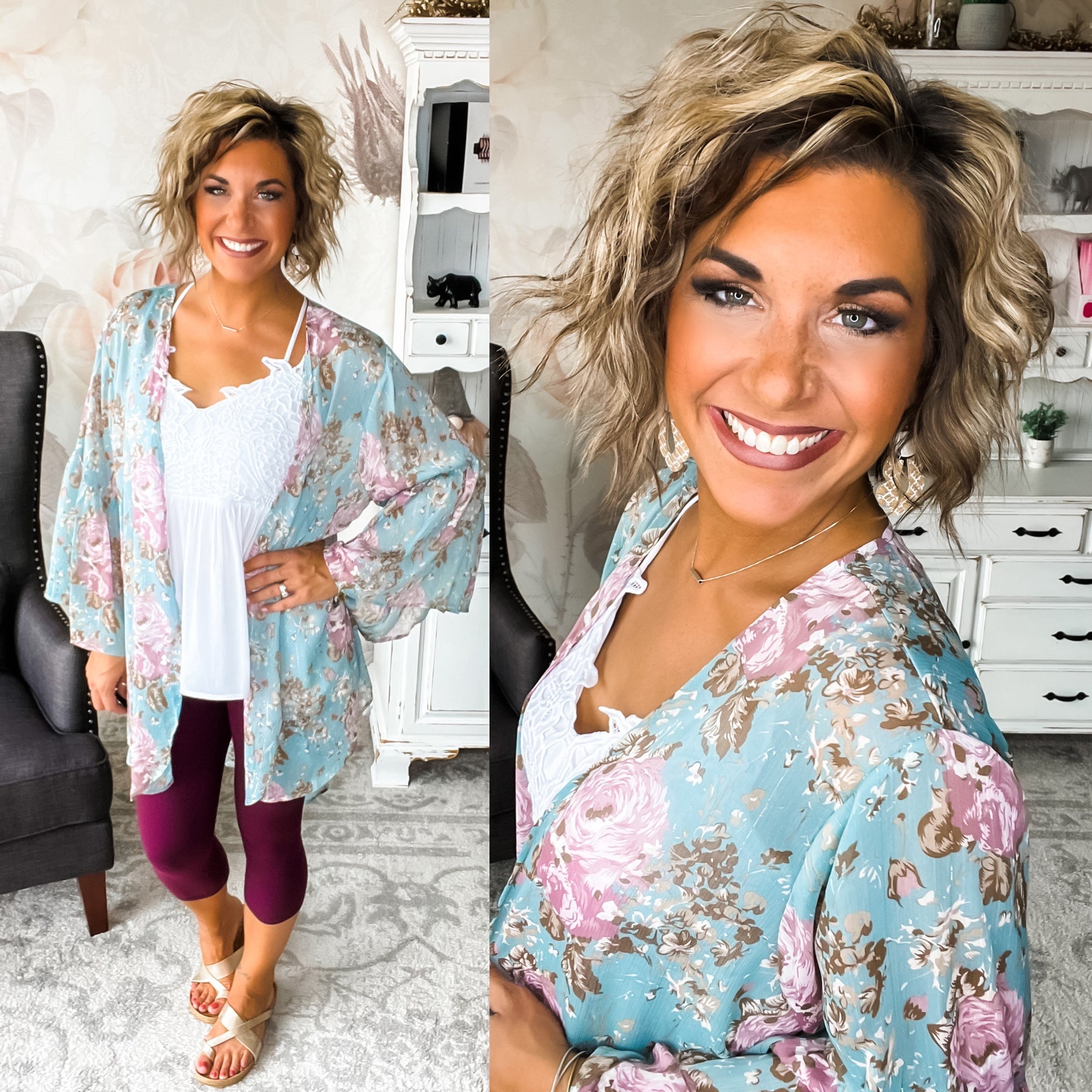 Loving Everyday Floral Kimono