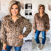 Untamed Leopard Faux Fur Pullover