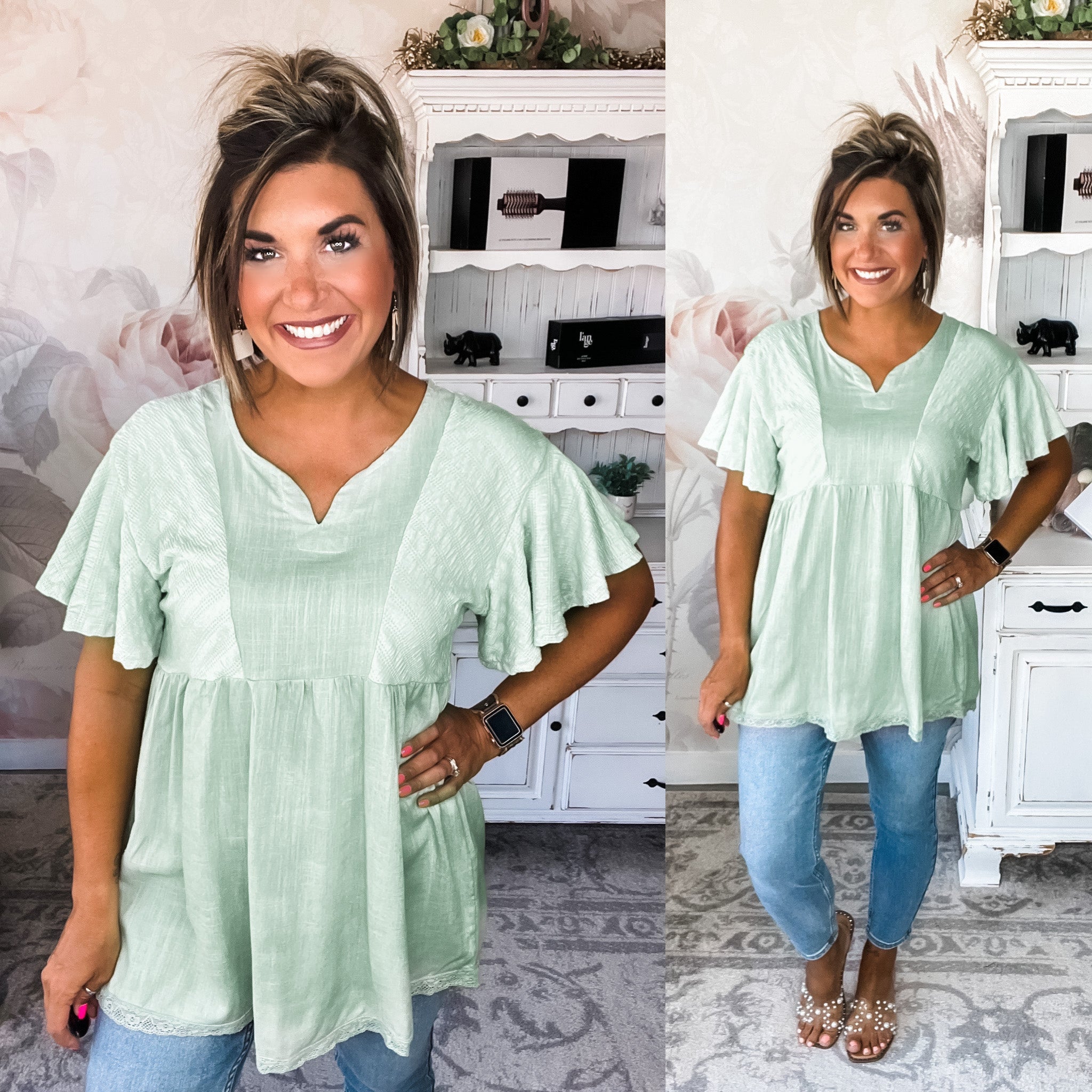 Saving Hope Babydoll Top