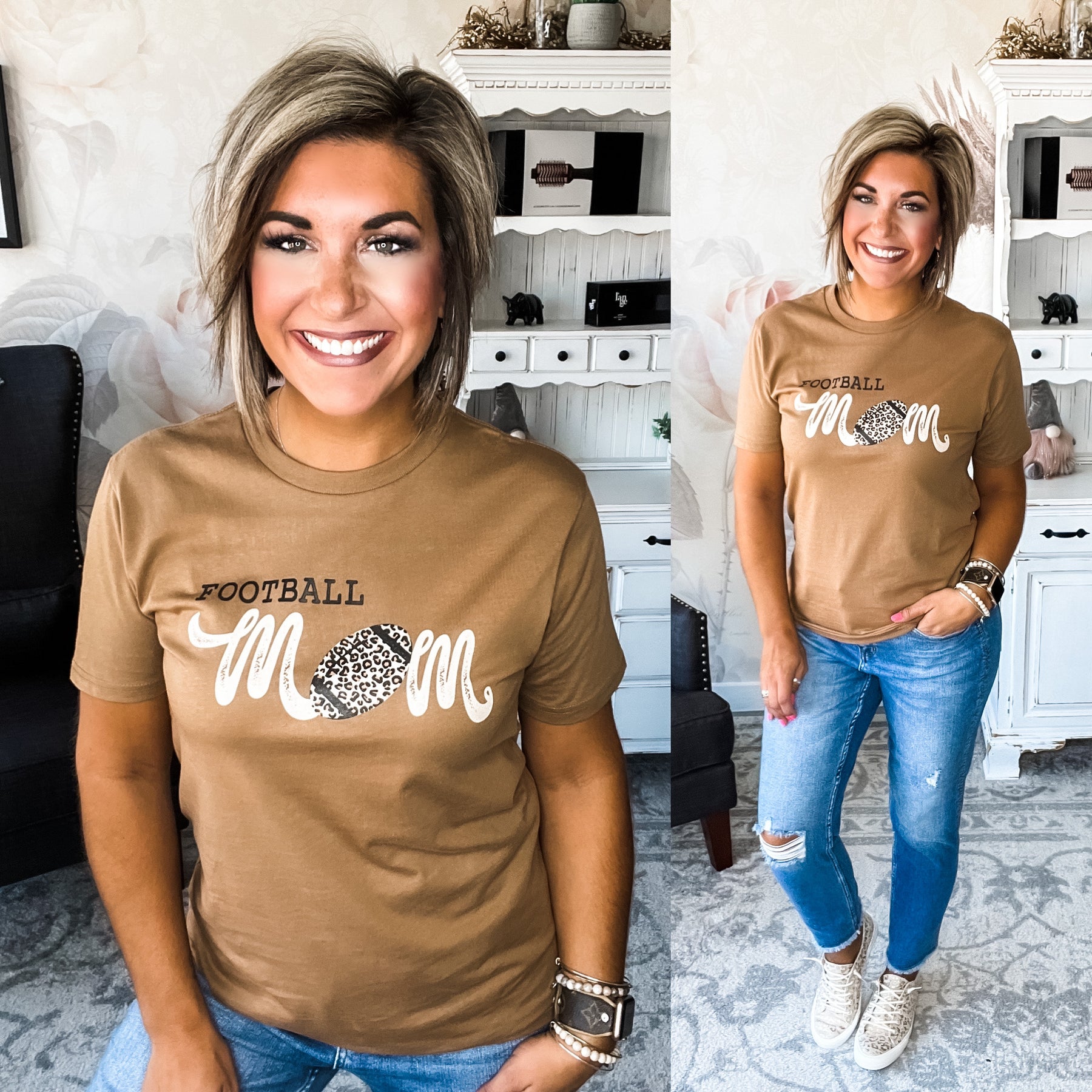 Football Mom Graphic Tee