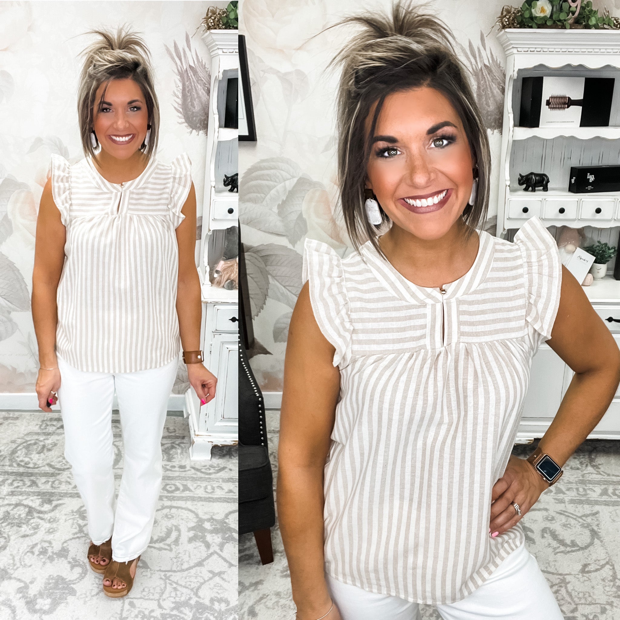 Got Your Back Blouse - Beige