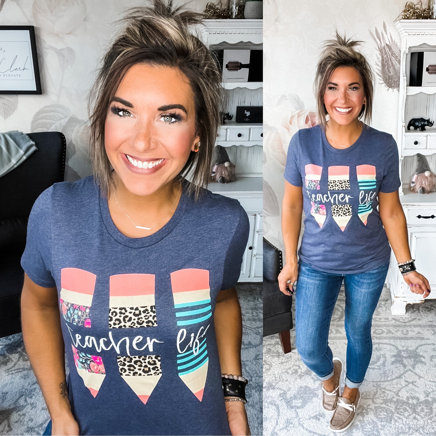 Teacher Life Graphic Tee