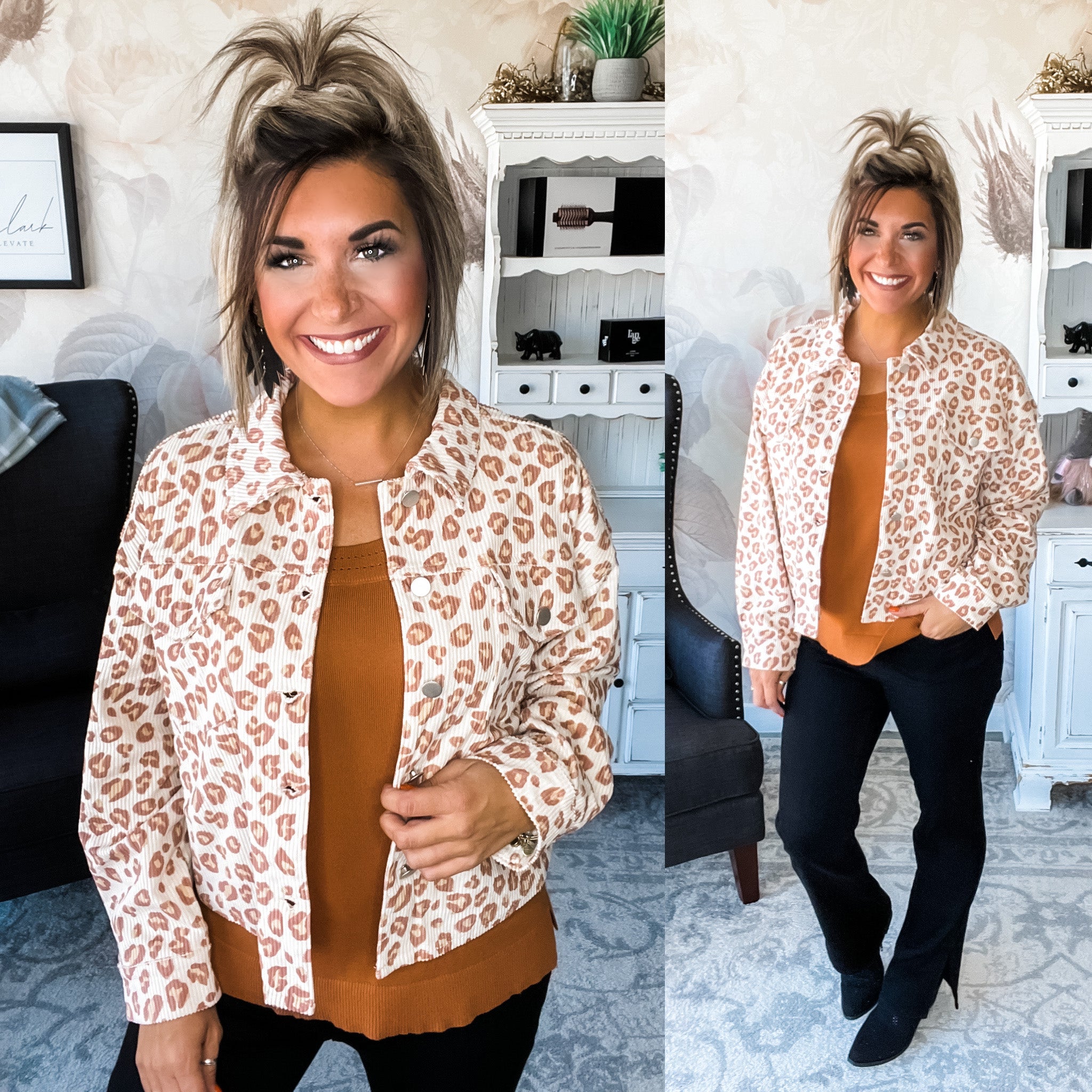 Sweet Paradise Leopard Shacket